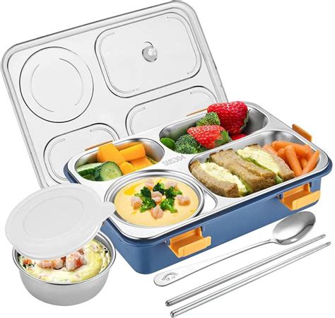 steel partition lunch box|lunch box steel for office.